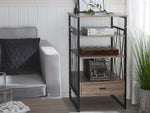 Bücherregal mit 3 Fächern KEENE 101 cm Taupe