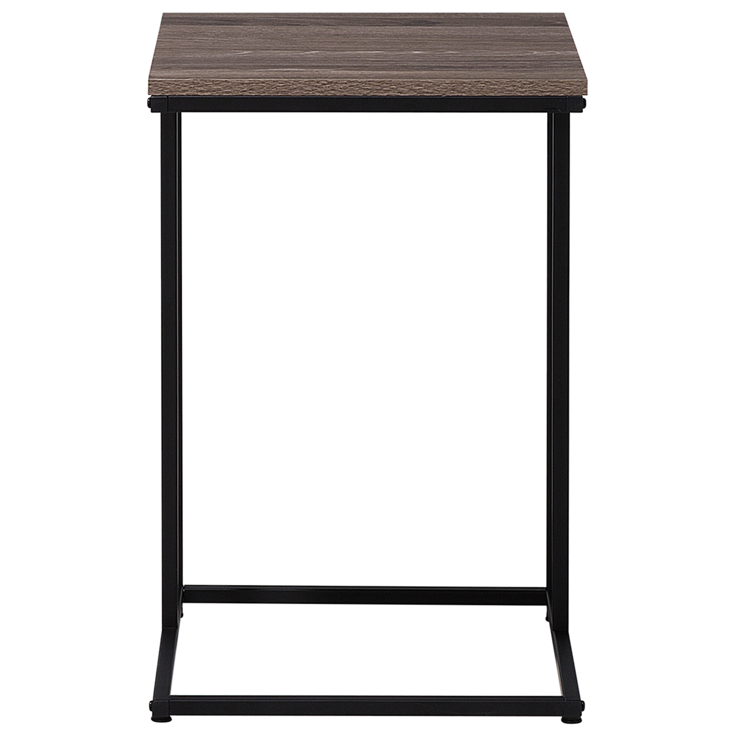 Beistelltisch Holzoptik taupe quadratisch 40 x 40 cm TROY