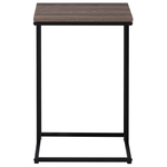 Beistelltisch Holzoptik taupe quadratisch 40 x 40 cm TROY