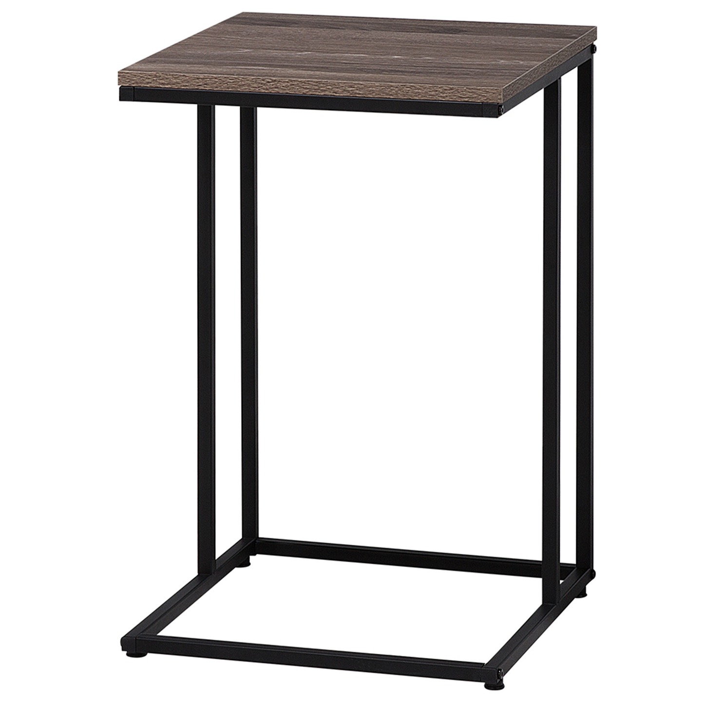 Beistelltisch Holzoptik taupe quadratisch 40 x 40 cm TROY