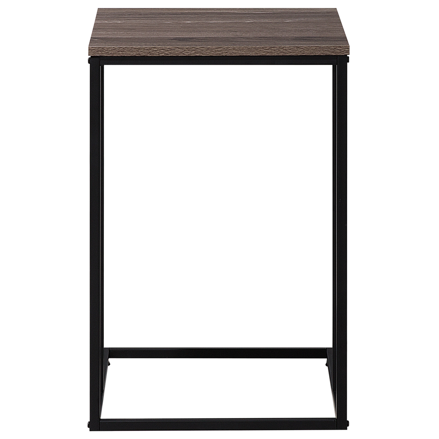 Beistelltisch Holzoptik taupe quadratisch 40 x 40 cm TROY