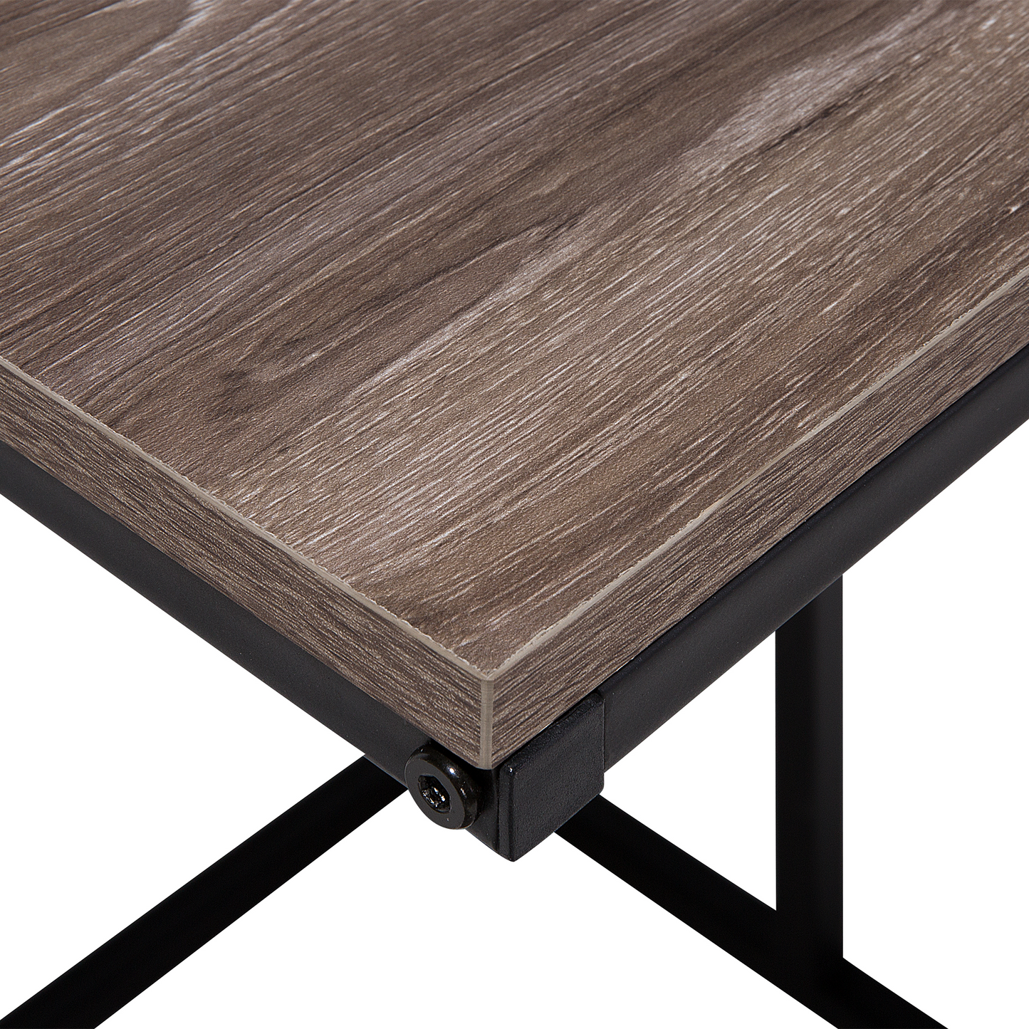 Beistelltisch Holzoptik taupe quadratisch 40 x 40 cm TROY