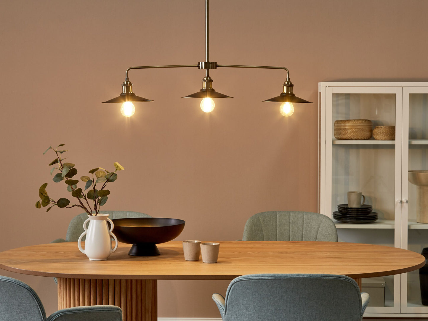 Hängelampe MONTONE Metall Schwarz