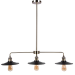 Hängelampe MONTONE Metall Schwarz