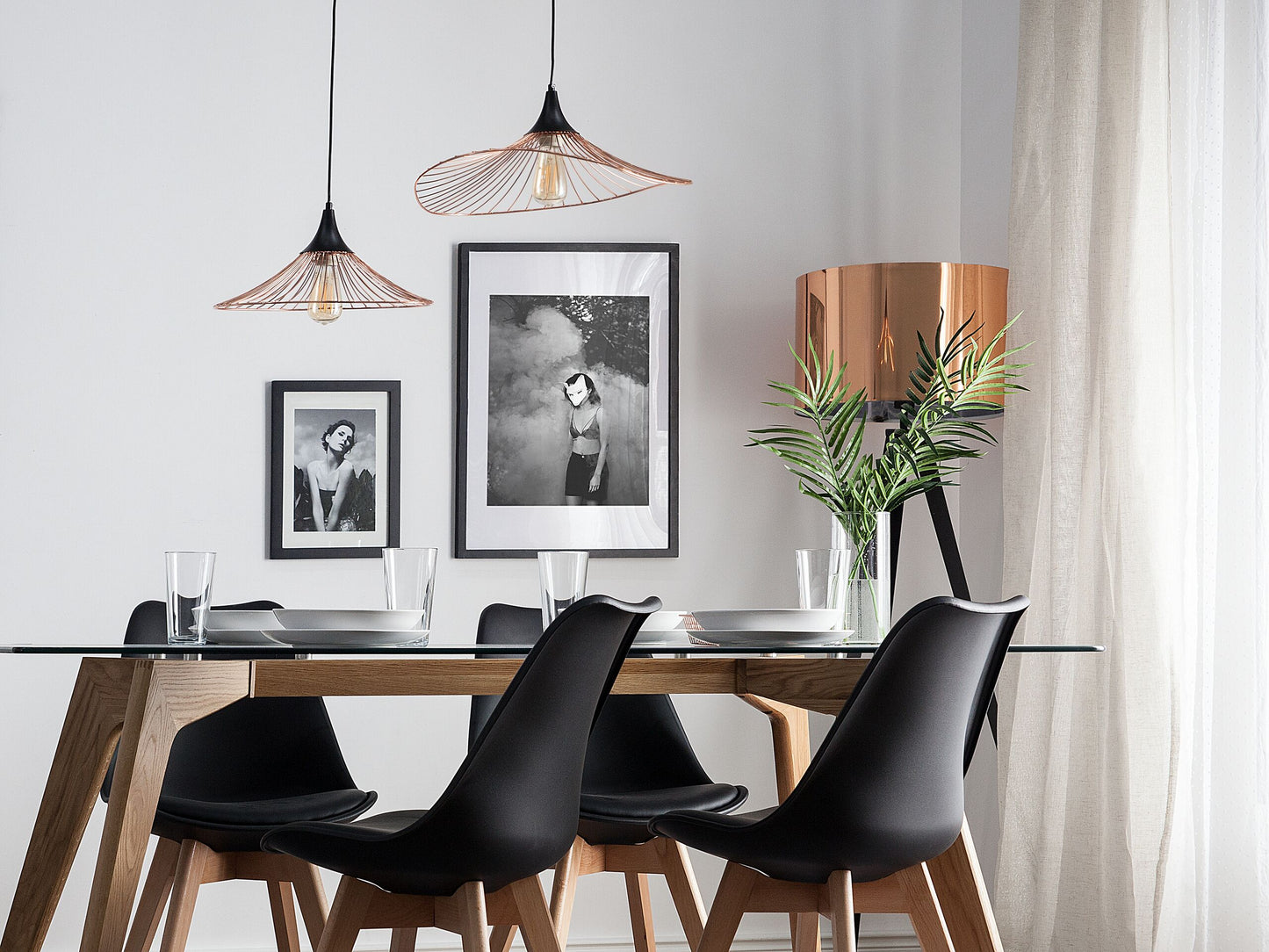 Hängelampe kupfer Kegelform GIONA