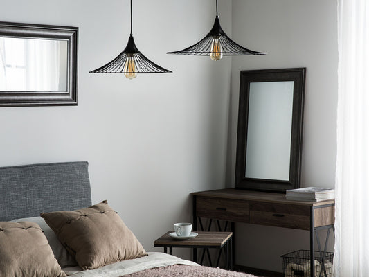 Hängelampe GIONA Metall Schwarz