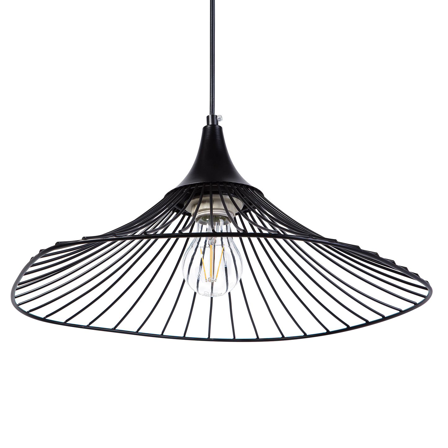 Hängelampe GIONA Metall Schwarz