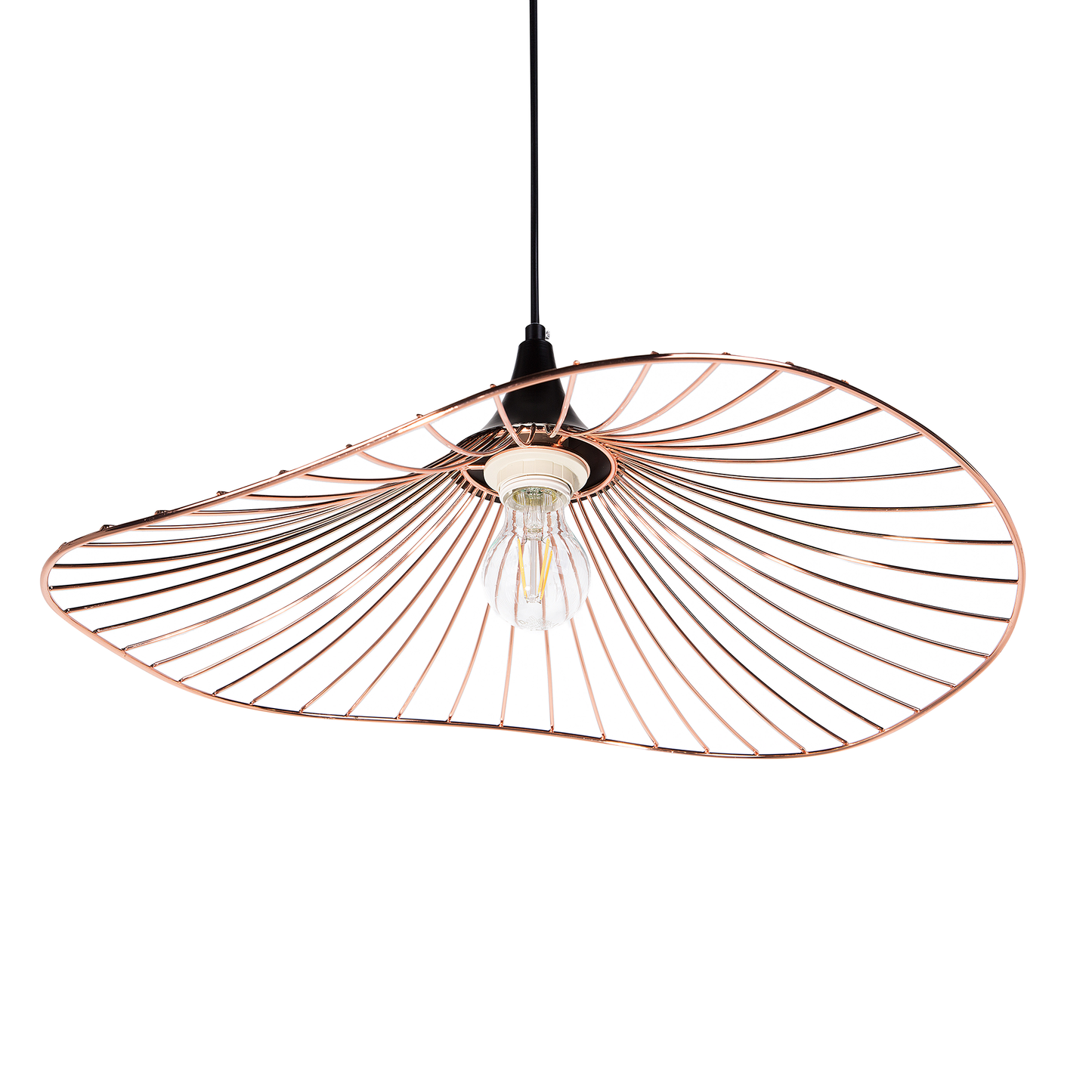 Hängelampe MAZARO Metall Kupfer