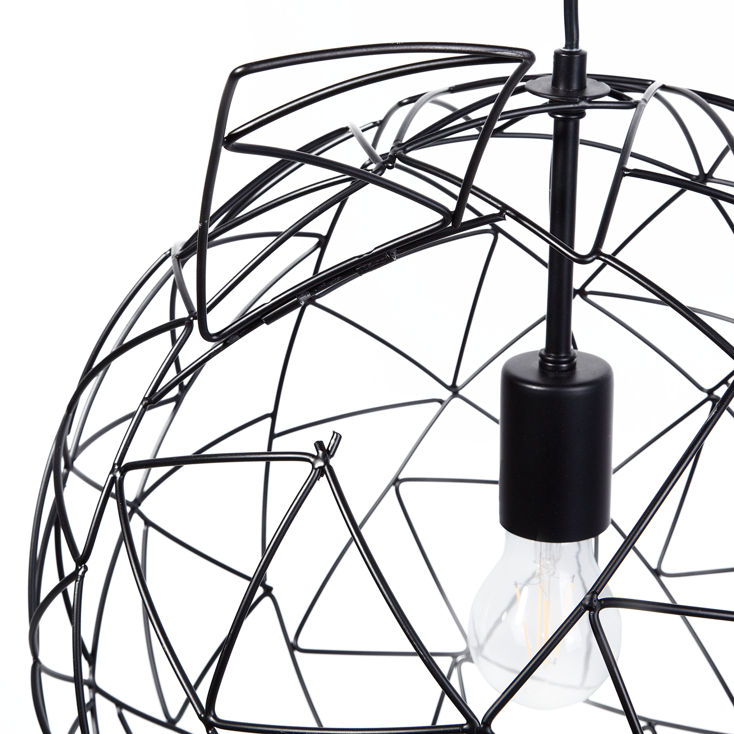 Hängelampe LEMME Metall Schwarz