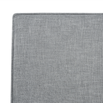 Bett mit Lattenrost Stoff SENNEZ 160 x 200 cm Hellgrau