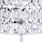 Stehlampe TENNA Kristall Silber