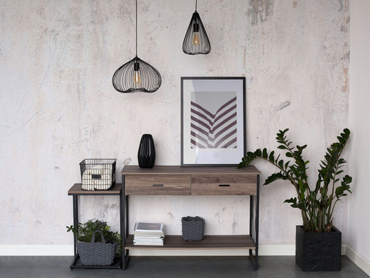 Hängelampe TORDINO Metall Schwarz