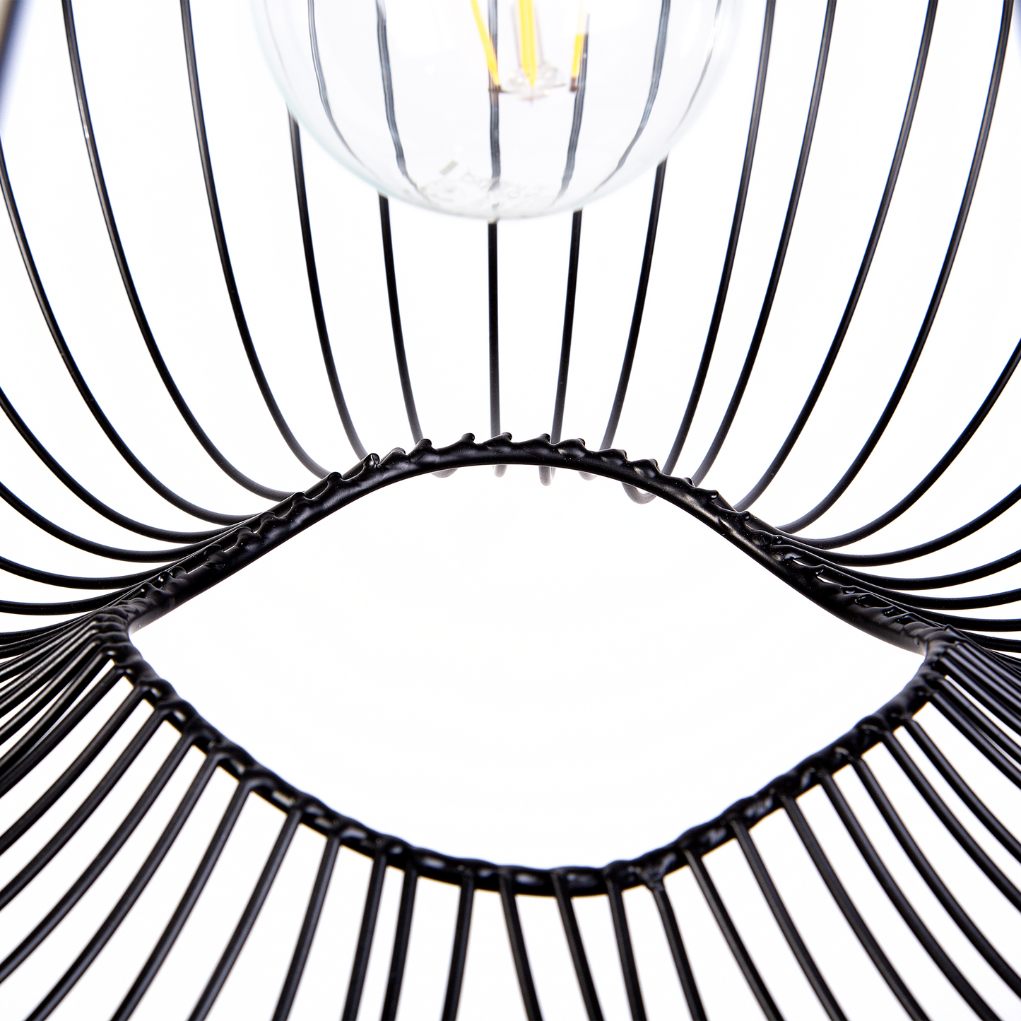 Hängelampe TORDINO Metall Schwarz