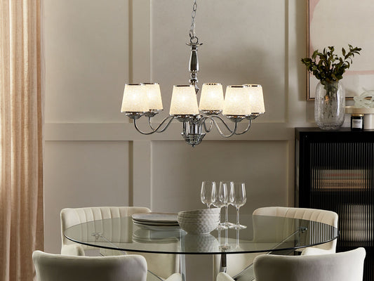 Kronleuchter BRADANO Metall Silber