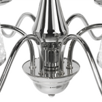 Kronleuchter BRADANO Metall Silber