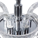 Kronleuchter LOCONE Kristall Silber