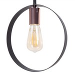 Hängelampe VOMANO Metall Schwarz