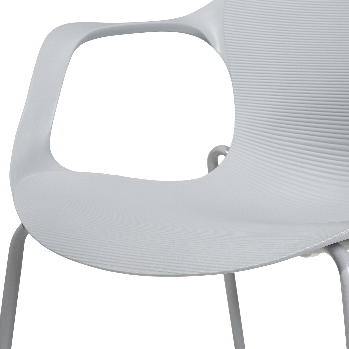 Esszimmerstuhl 2er Set ELBERT Hellgrau