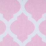 Hocker mit Deckel rosa-weiss ⌀ 35 cm TUNICA