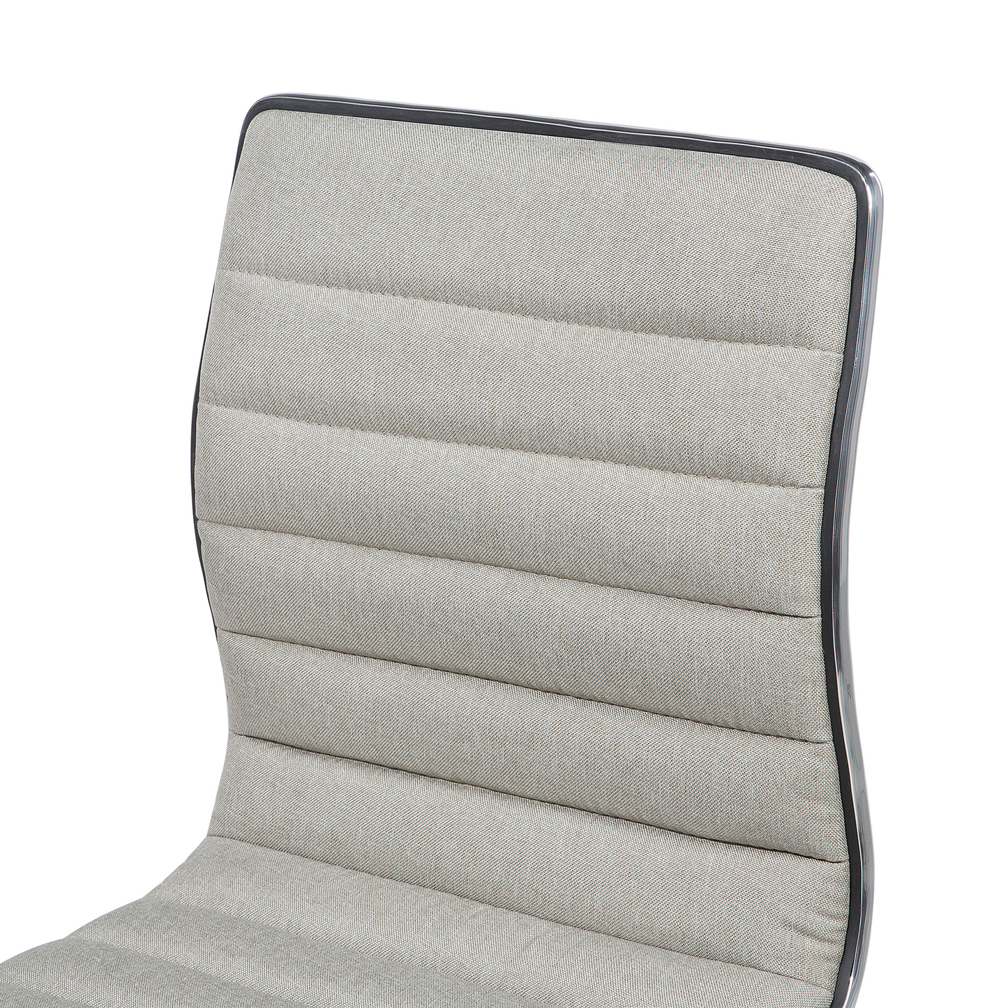 Set mit 2 Barstühlen LUCERNE drehbar Hellbeige