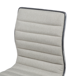 Set mit 2 Barstühlen LUCERNE drehbar Hellbeige