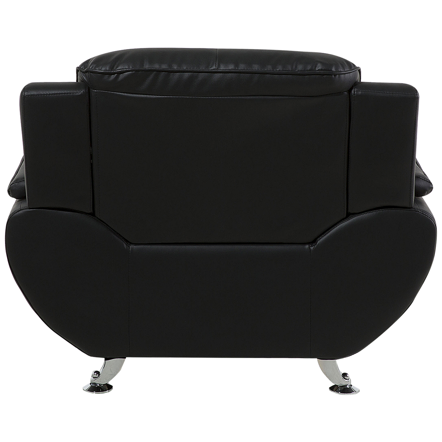 Sessel LEIRA Kunstleder Schwarz