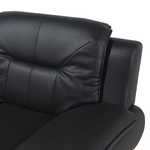 Sessel LEIRA Kunstleder Schwarz