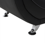 Sessel LEIRA Kunstleder Schwarz