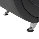 Clubsessel Kunstleder Grau LEIRA