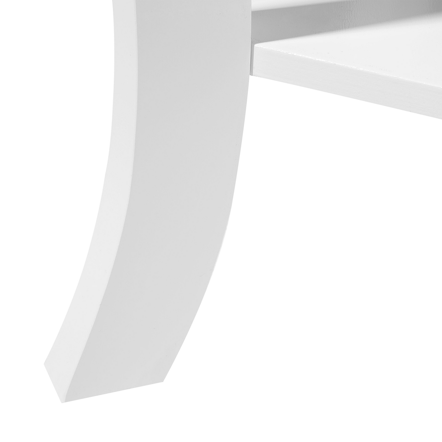 Couchtisch weiss quadratisch 38 x 38 cm AVON