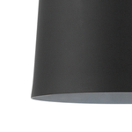 Hängelampe schwarz Glockenform NEVA