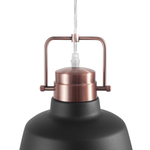 Hängelampe NARMADA Metall Graphitgrau