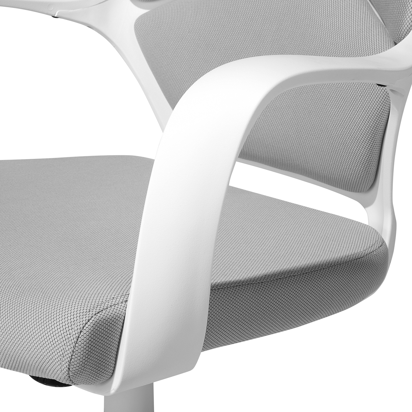 Bürostuhl drehbar DELIGHT Hellgrau