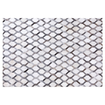 Teppich Kuhfell grau 140 x 200 cm Patchwork Kurzflor AYDIN