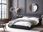 Bett Kunstleder schwarz 160 x 200 cm AVIGNON