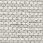 Teppich Wolle hellgrau 140 x 200 cm Kurzflor KILIS