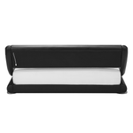 Bett Kunstleder schwarz 140 x 200 cm mit LED-Beleuchtung AVIGNON