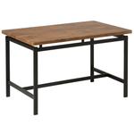 Esszimmer Set ARLINGTON Dunkelbraun 4-Sitzer