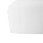 Hängelampe weiss Glockenform ANGARA