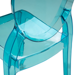 Bankettstuhl 4er Set Blau MERTON