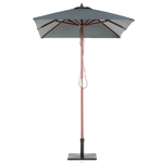 Marktschirm 195 cm FLAMENCO Dunkelgrau