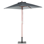 Marktschirm 195 cm FLAMENCO Dunkelgrau