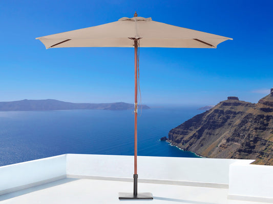 Marktschirm 195 cm FLAMENCO Sandbeige