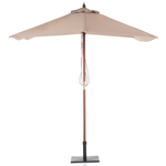 Marktschirm 195 cm FLAMENCO Sandbeige