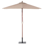 Marktschirm 195 cm FLAMENCO Sandbeige