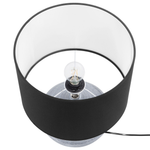 Tischleuchte KUBAN Keramik Silber