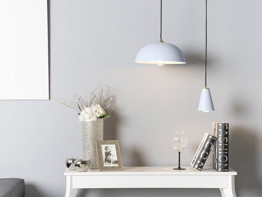 Hängelampe hellblau rund ESERA