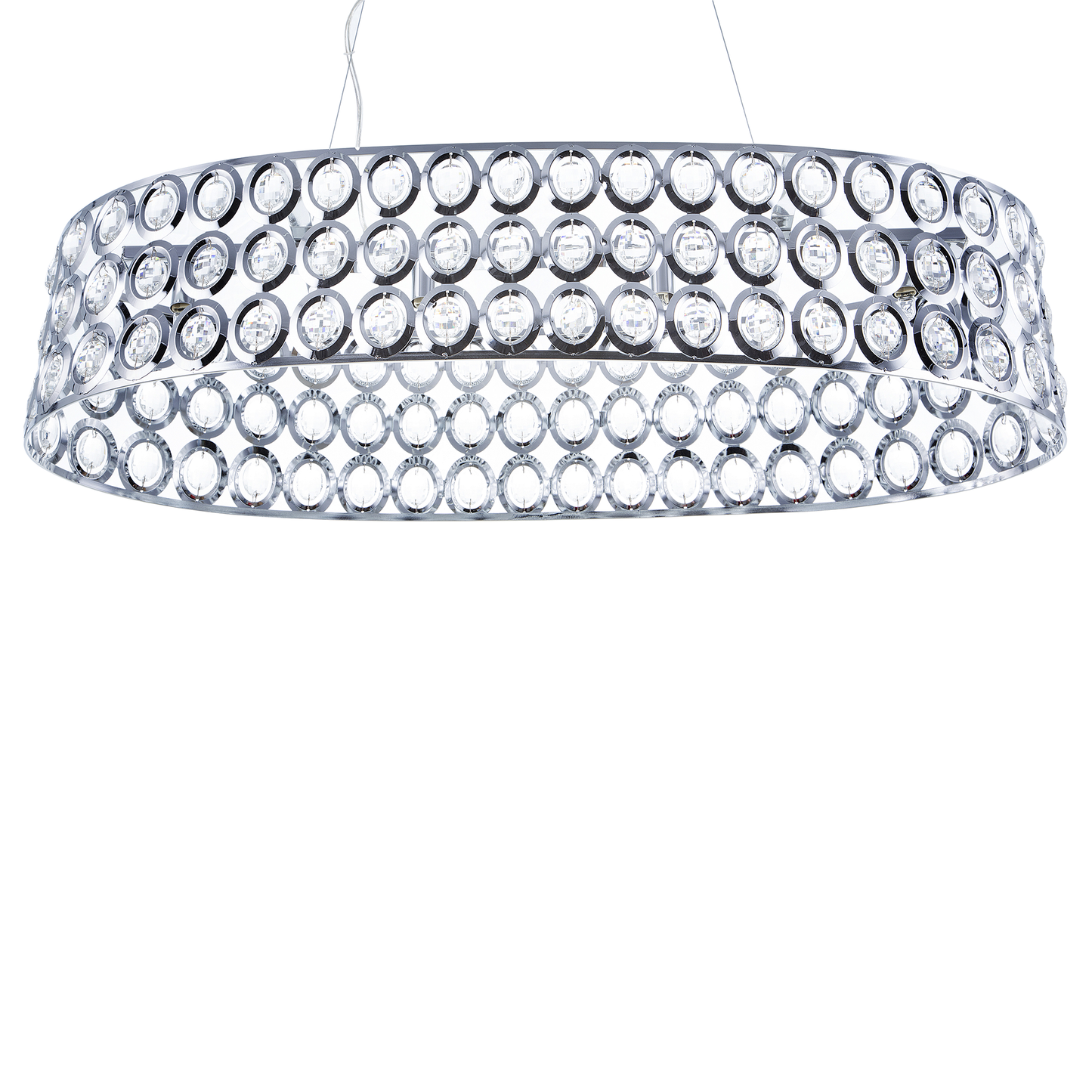 Hängelampe TENNA Metall Silber