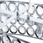 Hängelampe TENNA Metall Silber