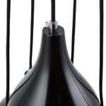 Hängelampe SAVIO Metall Goldbraun Schwarz